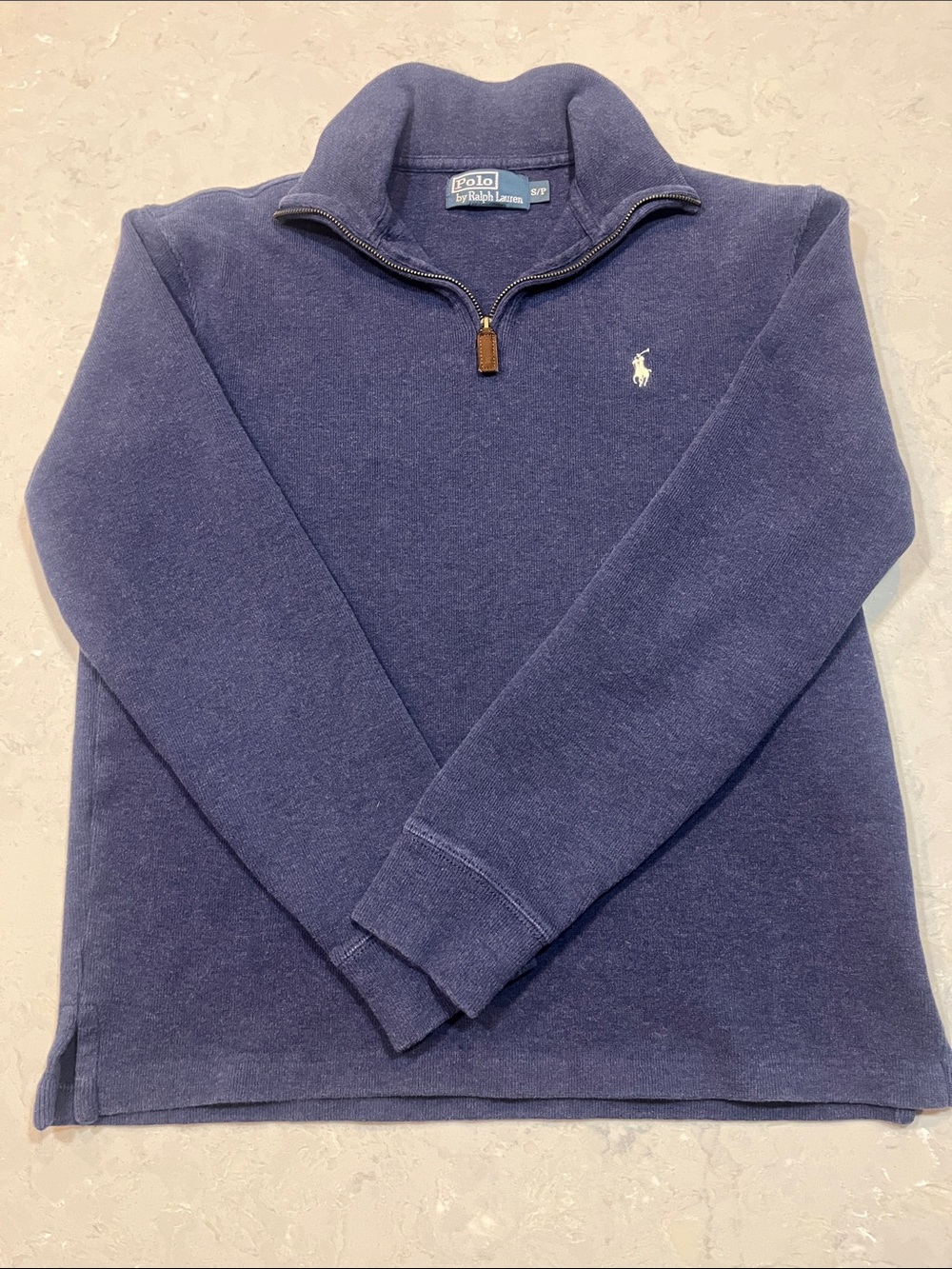 Polo by Ralph Lauren Dark Navy Half-Zip Pullover Sweater